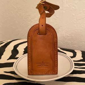 Vintage 1970’s Louis Vuitton Luggage Tag